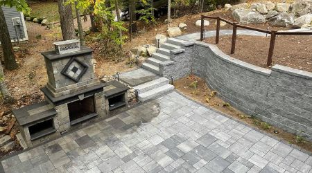 hardscaping installation