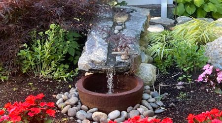 water feature installation